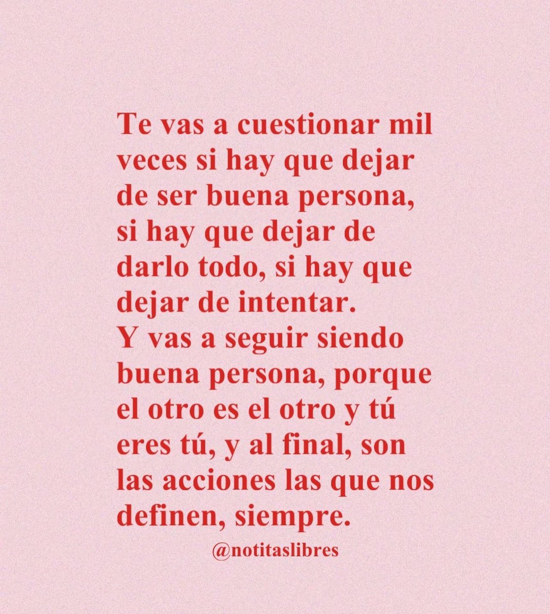 Las acciones nos definen