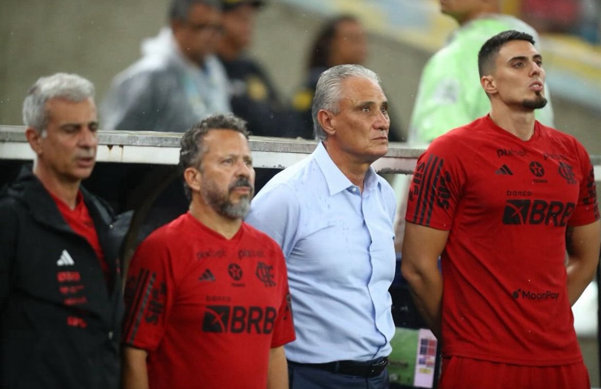 Tite pelo Flamengo até o momento:

⚔️9 jogos
📈6V - 1E - 2D
✅70.4% apv.
⚽️16 gols
❌6 gols sofridos 

📊 <a href="/SofascoreBR/">Sofascore Brasil</a>