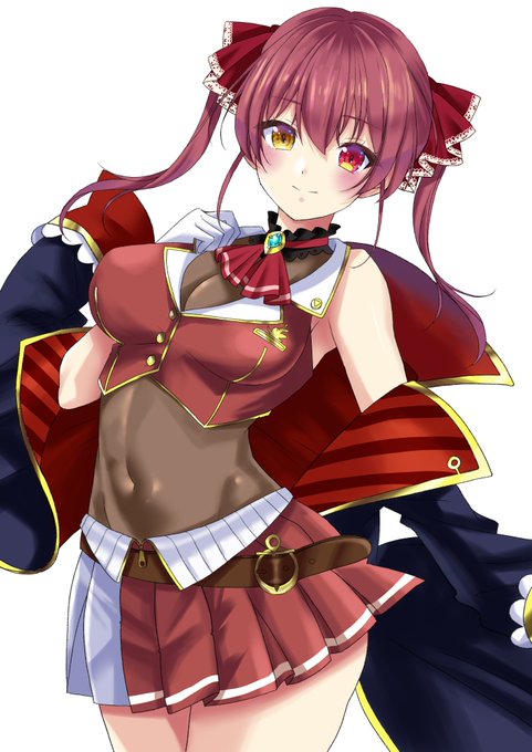 おはようございますだいぶ風邪も回復して味覚が戻ってきました味がある今日も元気に飯が旨いwww#デジタルイラスト #宝鐘マリン #マリンのお宝 #過去絵 