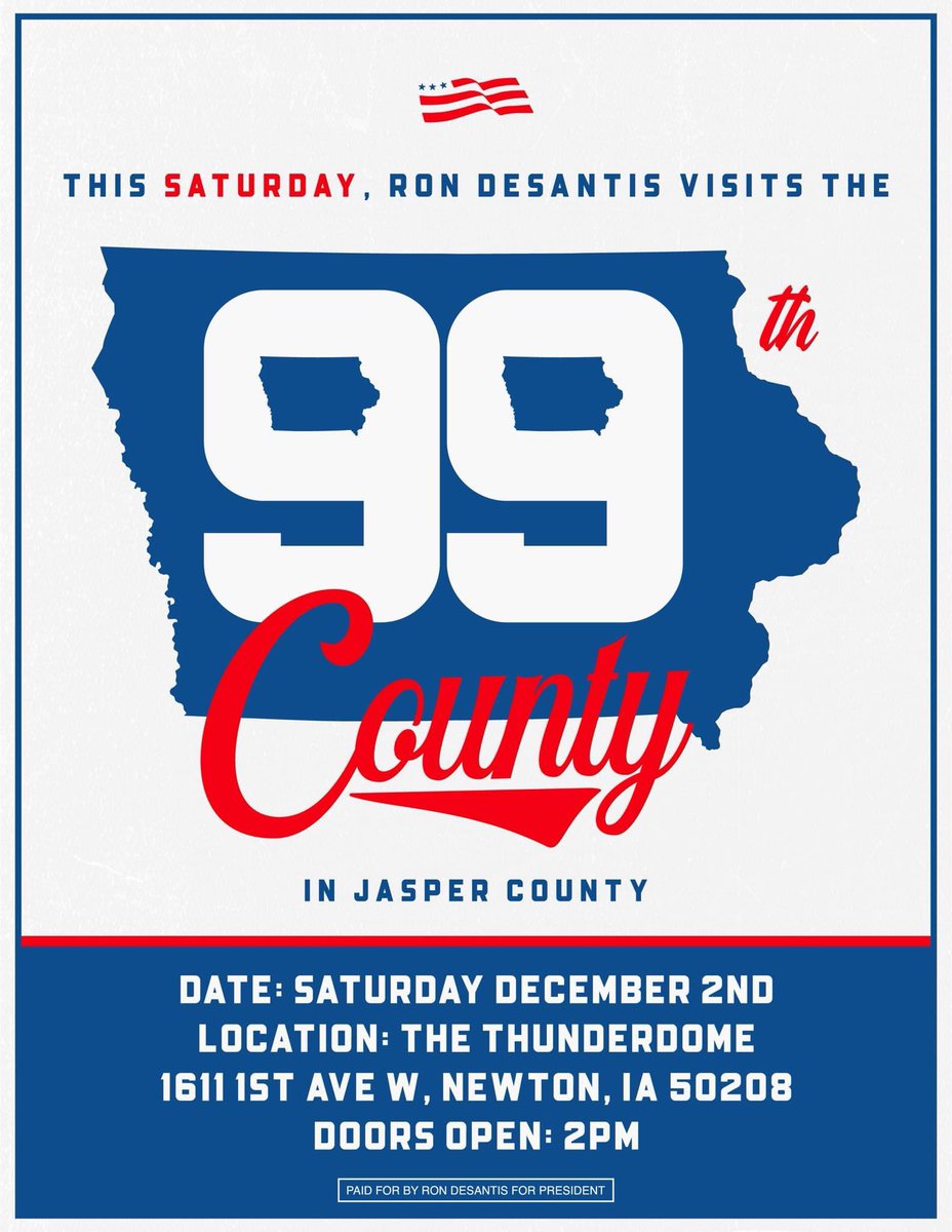 quirk_kay's tweet photo. Time to celebrate #TeamDeSantis’ completion of the #99County #FullGrassley
Iowa Tour!🚌 🌽 🎉
#DeSantisDelivered
#DeSantis2024
RSVP: https://t.co/5nCSJKwt4I https://t.co/DtDl7kUtwN