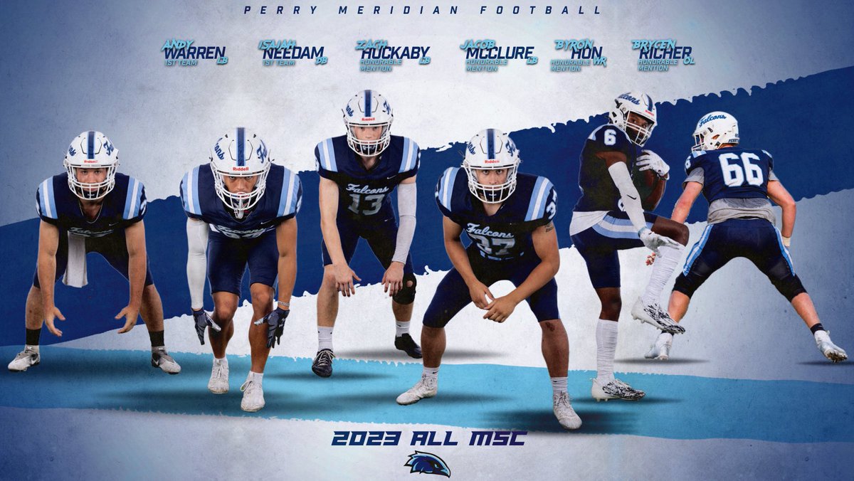 Congratulations to Isaiah Needam &amp; Andy Warren for earning 1st Team All Mid-State honors!  

Congratulations to Zach Huckaby, Byron Hon, Jacob McClure and Brycen Richer for earning Honorable Mention All-Conference.
#GoFalcons