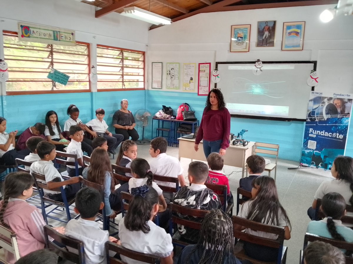 Fructífera Charla sobre Robótica y Astronomía para nuestros niños y niños de la <a href="/EBVIRGILIOPINZO/">EB VIRGILIO PINZON</a> por parte de <a href="/fundacite_tachi/">Fundacite Táchira</a> <a href="/FundabitTachira/">Fundabit Táchira</a> <a href="/Fundabit_/">FundabitOficial</a> <a href="/Berzabethg1/">Berzabethgandicaoficial</a> <a href="/CDCETachira/">CDCE Táchira</a> <a href="/SalaTachZet/">Coord de Informatica ZET</a> <a href="/_LaAvanzadora/">Yelitze Santaella</a>