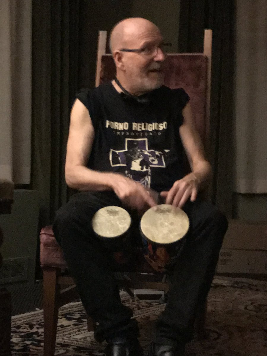 Laura Lee Bahr (@lauraleebahr) on Twitter photo Skipp playing playing the bongo's for The Slow Poisoner's set at Bizarro Con - And check out THE GOLD THAT MAKES THE BROKEN WHOLE: BIZARRO AND THE BEAUTIFUL WEIRD-ASS ART OF HEALING …
johnskipp.substack.com/p/the-gold-tha…
<a href="/YerPalSkipp/">John Skipp</a> Skipp playing playing the bongo's for The Slow Poisoner's set at Bizarro Con - And check out THE GOLD THAT MAKES THE BROKEN WHOLE: BIZARRO AND THE BEAUTIFUL WEIRD-ASS ART OF HEALING …
johnskipp.substack.com/p/the-gold-tha…
<a href="/YerPalSkipp/">John Skipp</a>