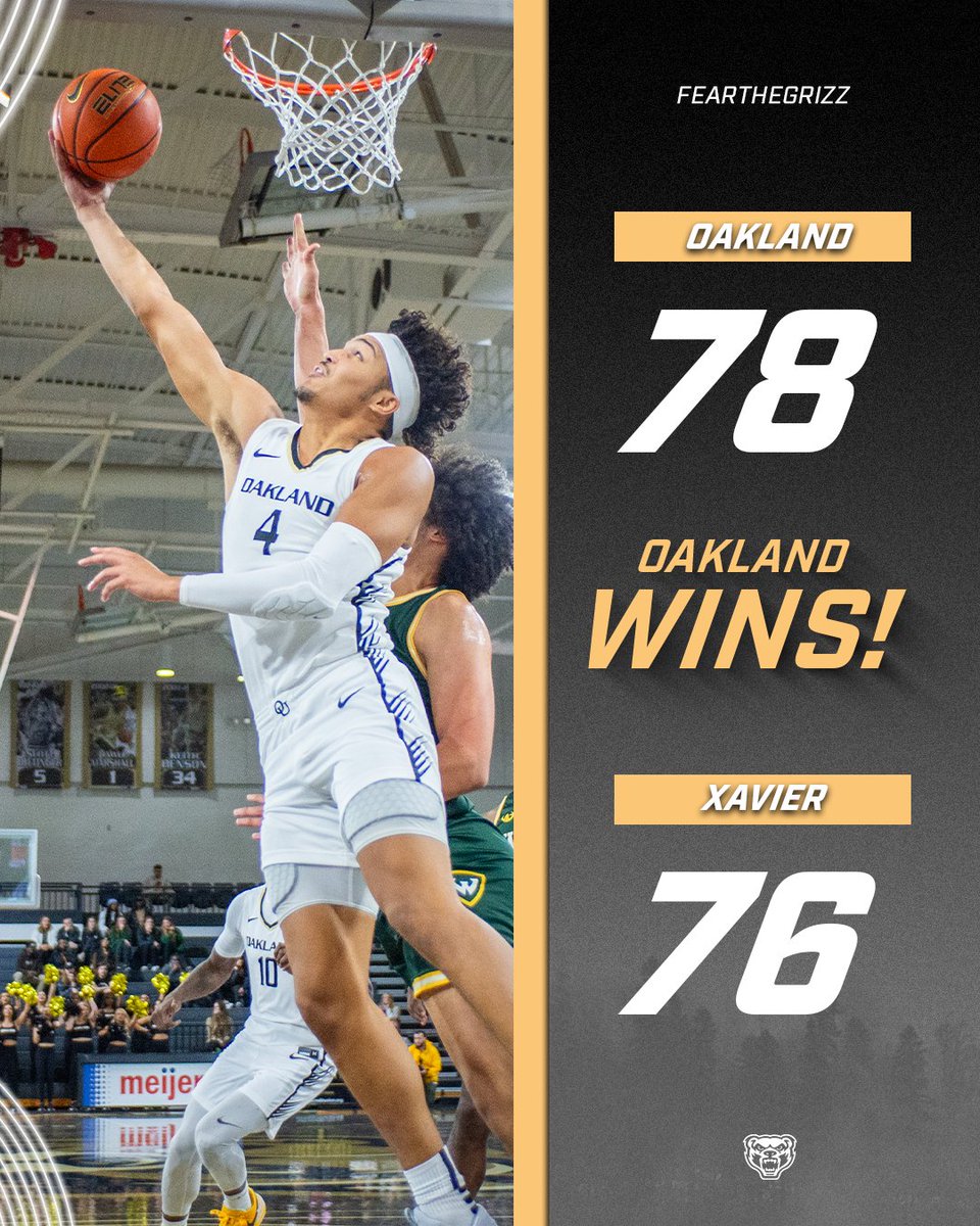 Oakland Men's Basketball tweet media