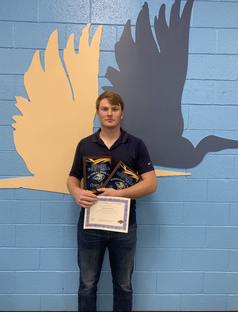 Carson Jacobs (@carsonjacobs_12) on Twitter photo 1st Team All Region Tight End✅
Defensive Player of The Year✅
<a href="/CoachGCannon/">Coach Geoff Cannon</a> <a href="/CoachRyanAplin/">Ryan Aplin</a> <a href="/CoachAlexMathis/">Coach Alex Mathis</a> <a href="/912Sports/">912 Sports</a> 1st Team All Region Tight End✅
Defensive Player of The Year✅
<a href="/CoachGCannon/">Coach Geoff Cannon</a> <a href="/CoachRyanAplin/">Ryan Aplin</a> <a href="/CoachAlexMathis/">Coach Alex Mathis</a> <a href="/912Sports/">912 Sports</a>