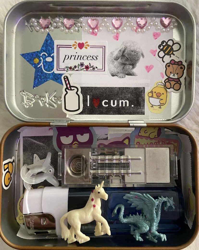 decorated lil box for my lighters!