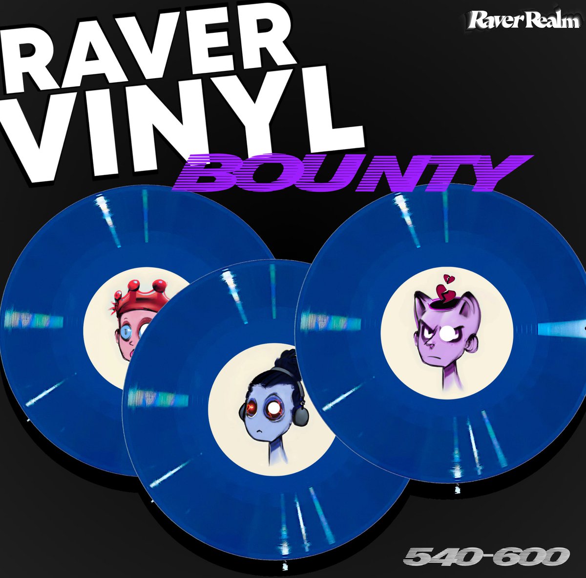 jadynviolet's tweet photo. PRESENTING: RAVER REALM VINYL BOUNTY
I have partnered w/ @onchainrecords to gift 3 custom Raver vinyls to 3 lucky collectors 💖
Mints 540-600 will be eligible !
Winners will get custom nfc chip vinyls with their choice of Raver music attached 💫
Music NFTs are the future 🤝 https://t.co/3RZUWGsJkx