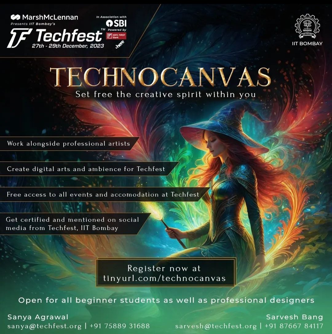 #TechnoCanvas #CareerAdventure #DesignInnovation #ArtTechFusion #CreativeJourney #ResumeRevolution #Techfest2023 #IITBombay  #ArtistryUnleashed #Artist #ExpressYourCreativity