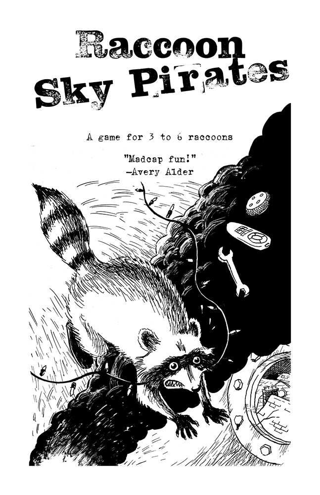 IPRTweets's tweet photo. By special arrangement with publisher Hectic Electron, Raccoon Sky Pirates sold at PAX Unplugged 2023 #Booth3426 will include the bonus adventure PDF for Raccoons Save Christmas, in which Santa's sleigh crashes in the junkyard and the Raccoons .... help.
https://t.co/OV3PTQ6eoi https://t.co/e3pwuAbr71