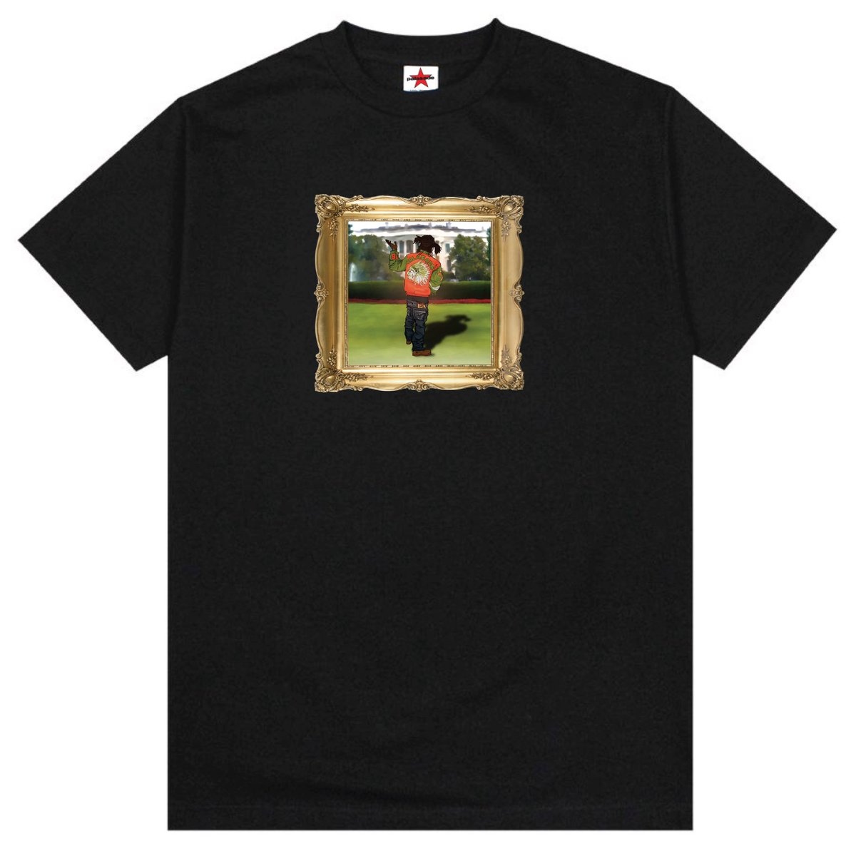 Rob56k's tweet photo. Chief Keef for president 👑✨ Mural tee &amp; 14oz hoodie out now. - https://t.co/aTqlsBYp08 🖼️✨ https://t.co/RpOfaqMgaJ