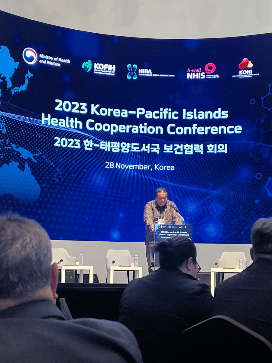 KofihLetter's tweet photo. #Goingonnow #korea-PICs
2023 Korea-PICs Health Cooperation Conference https://t.co/7jGkmH04Jh