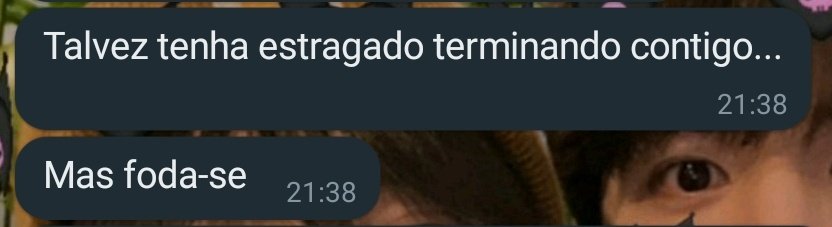 é ruim eu ter ficado feliz com essa mensagem????????????