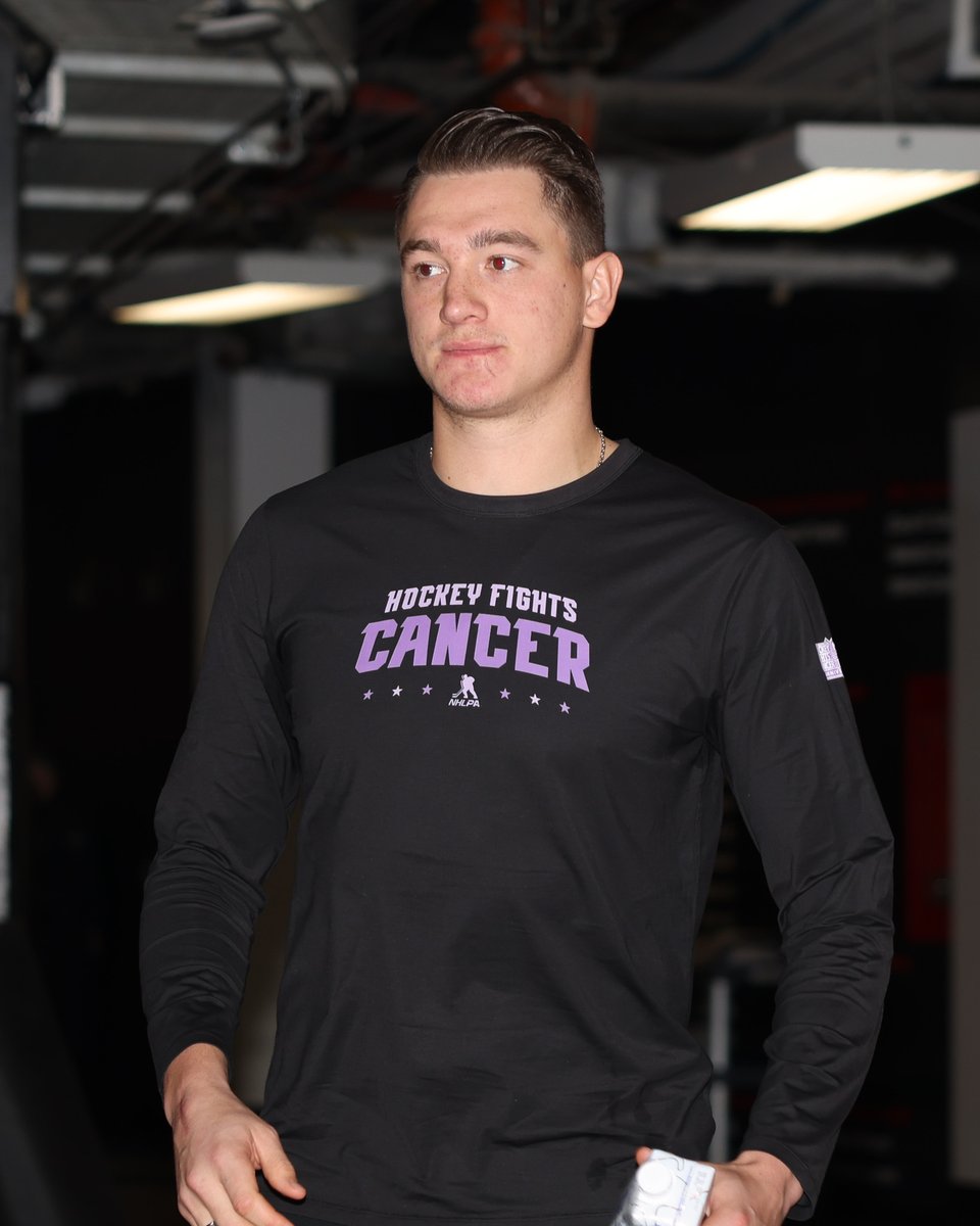 NHLFlames's tweet photo. #HFCFlames | #HockeyFightsCancer https://t.co/9hPCxPYmko