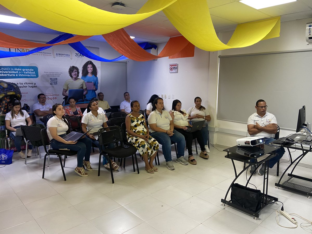 caselles14ta's tweet photo. 🎉📷Celebramos el inicio del XXVI Encuentro de Líderes Unadistas Transformadores desde la UDR Aguachica!  #líderesunadistas @JaimeLeal_ @levithi2 @UniversidadUNAD https://t.co/DvzoYIlhub