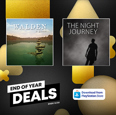 USCGameInnovationLab (@uscgamelab) on Twitter photo Merry, merry! Our games are on sale for <a href="/PlayStation/">PlayStation</a> End of Year Deals!
#waldenagame
bit.ly/WaldenPS4
bit.ly/WaldenPSEurope
#nightjourneygame
bit.ly/NightJourneyPS4
bit.ly/TNJPSEurope
#catandthecoup bit.ly/CATCoupPS4
#chambara bit.ly/ChambaraPS4 Merry, merry! Our games are on sale for <a href="/PlayStation/">PlayStation</a> End of Year Deals!
#waldenagame
bit.ly/WaldenPS4
bit.ly/WaldenPSEurope
#nightjourneygame
bit.ly/NightJourneyPS4
bit.ly/TNJPSEurope
#catandthecoup bit.ly/CATCoupPS4
#chambara bit.ly/ChambaraPS4