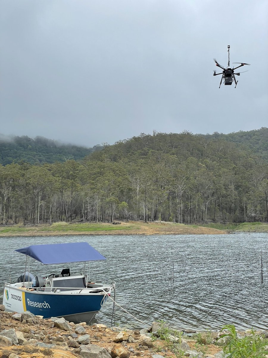 Dr. Luke Jeffrey (@luke_jeffrey) on Twitter photo (1/4) Photo dump from a huge week of Johannes’s #PhD fieldwork investigating reservoir #methane emissions with <a href="/Dr_Damo77/">Damien Maher</a> <a href="/Paula_Gomez4/">Paula Gomez Alvarez</a> and Doug Tait.
Nice to finally meet David Bastviken, Magnus Galfalk and their drone during a short break in the weather!🌦️… (1/4) Photo dump from a huge week of Johannes’s #PhD fieldwork investigating reservoir #methane emissions with <a href="/Dr_Damo77/">Damien Maher</a> <a href="/Paula_Gomez4/">Paula Gomez Alvarez</a> and Doug Tait.
Nice to finally meet David Bastviken, Magnus Galfalk and their drone during a short break in the weather!🌦️…