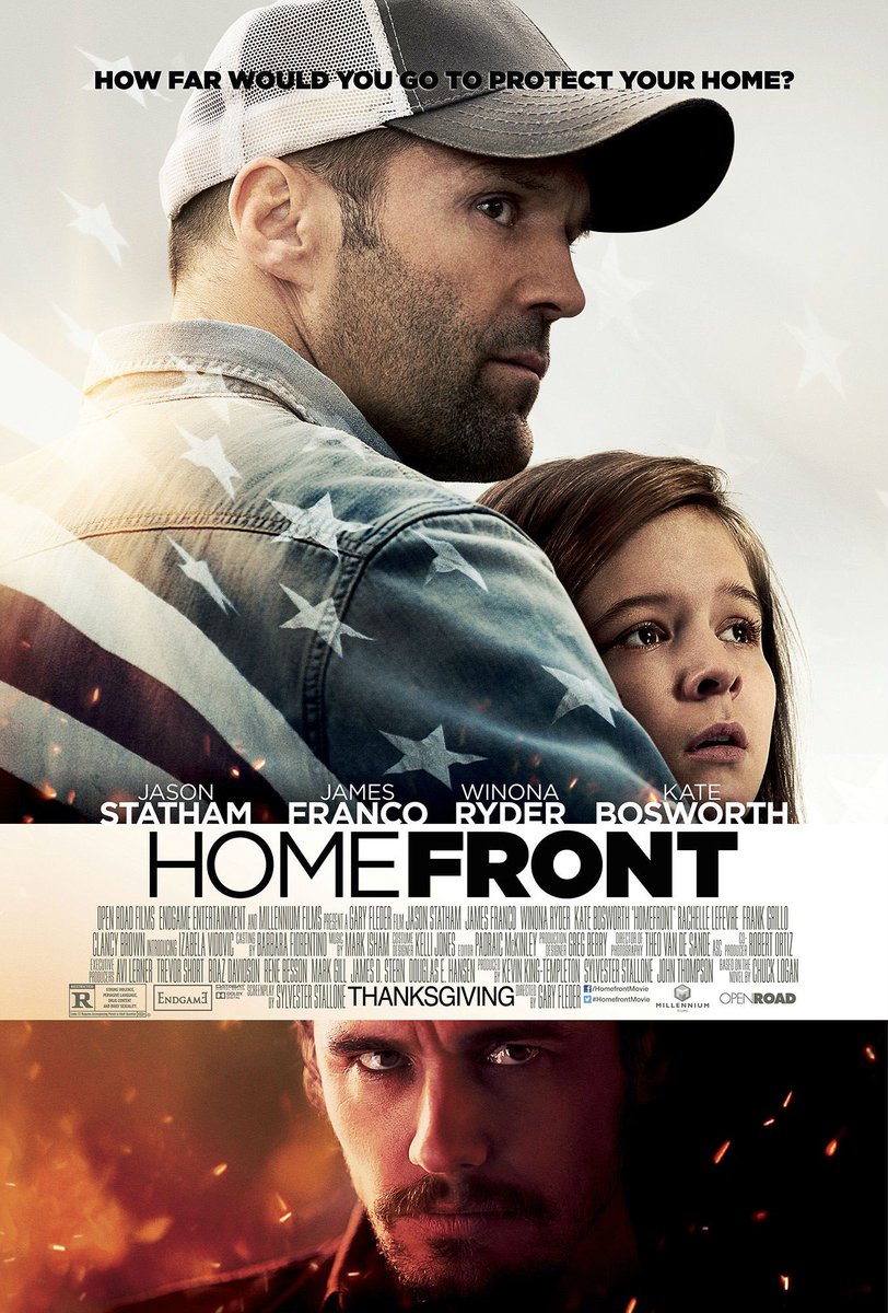 FilmNewsNos's tweet photo. 🎬MOVIE HISTORY: 10 years ago today, November 27, 2013, the movie ‘Homefront’ opened in theaters!
#JasonStatham #IzabelaVidovic #JamesFranco #WinonaRyder #MarcusHester #KateBosworth #AustinCraig #ChuckZito #LindsEdwards #FrankGrillo #ClancyBrown @RachelleLefevre #GaryFleder https://t.co/qTtg1Aj6mh