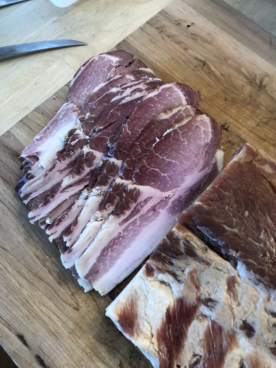 tmcel's tweet image. Back bacon turned out 👌🏻