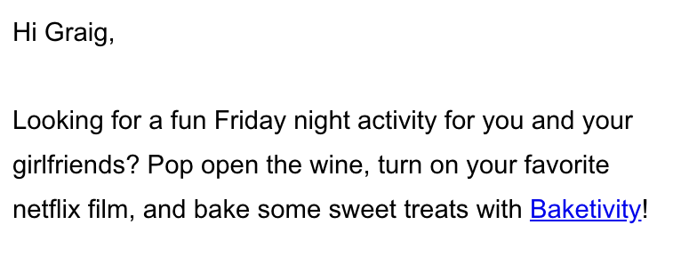 why yes pr professional, I was looking for a fun friday night activity for me and my girlfriends