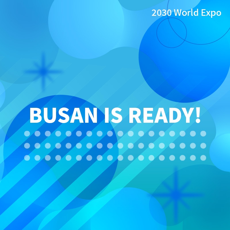 <Aviso de #KBSWORLDRadioenEspañol>

¡#Busan está lista! ¿Para qué?
¡Para ser la sede de la expo 2030! 

Esperamos su apoyo, amigos~ 

Para más información, visiten : 
world.kbs.co.kr/service/specia…