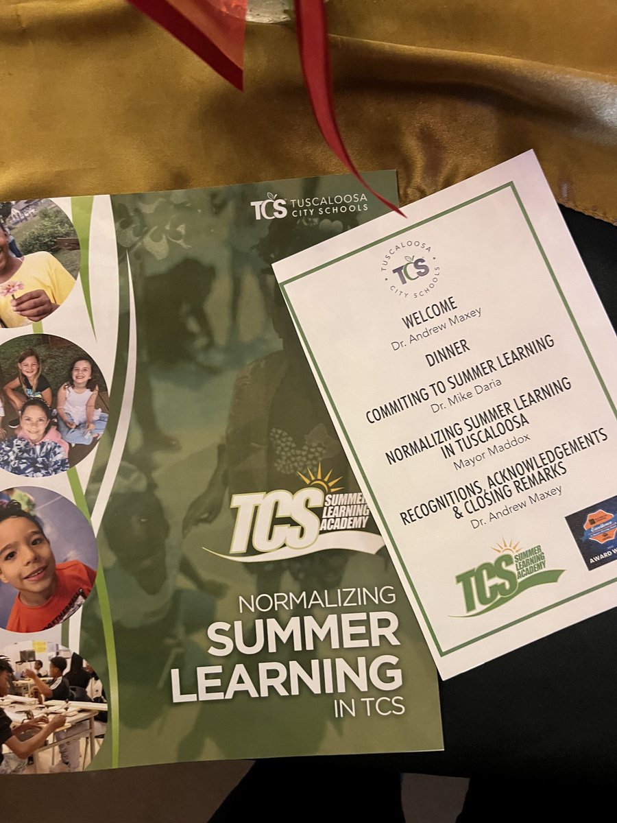 We had a great night in @tuscaloosacity celebrating the @summerlearning Excellence in Summer Learning award with our current and previous directors. Who is ready for summer 2024?? ☀️ @TCSBoardofEd