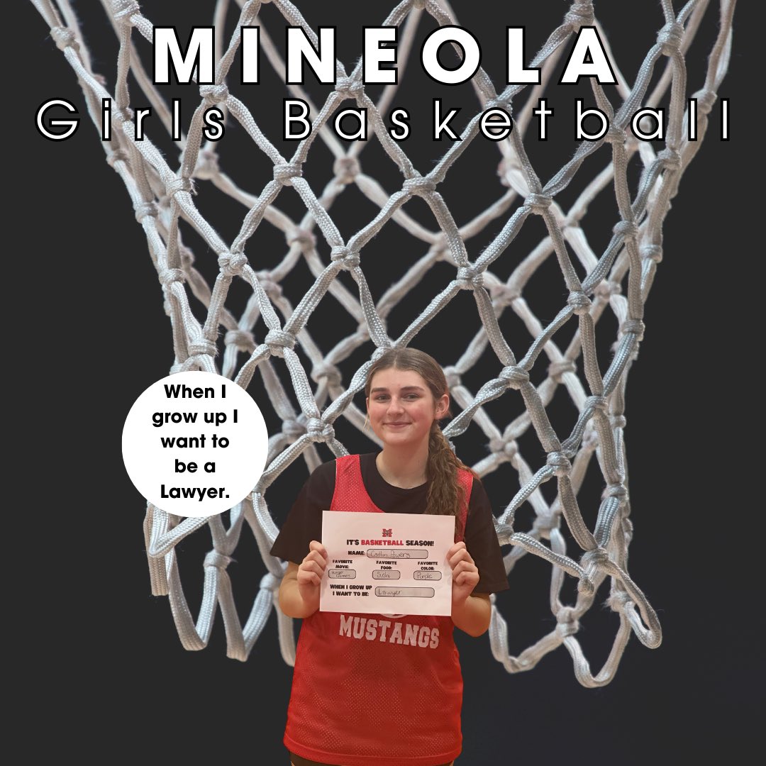 ‼️🏀 MEET YOUR 2023-2024  <a href="/MineolaGBB/">Mineola Girls Basketball 🏀</a> MUSTANGS! Finally, our 8th grader! We call her Little P!  #MineolaProud <a href="/MineolaAD/">MineolaAthletics</a> <a href="/mineolahs/">Mineola High School</a> <a href="/MineolaUFSD/">Mineola UFSD</a> <a href="/ClubMineola/">MineolaAthleticBoosterClub</a> <a href="/ms_garabedian/">Ms. Garabedian</a>