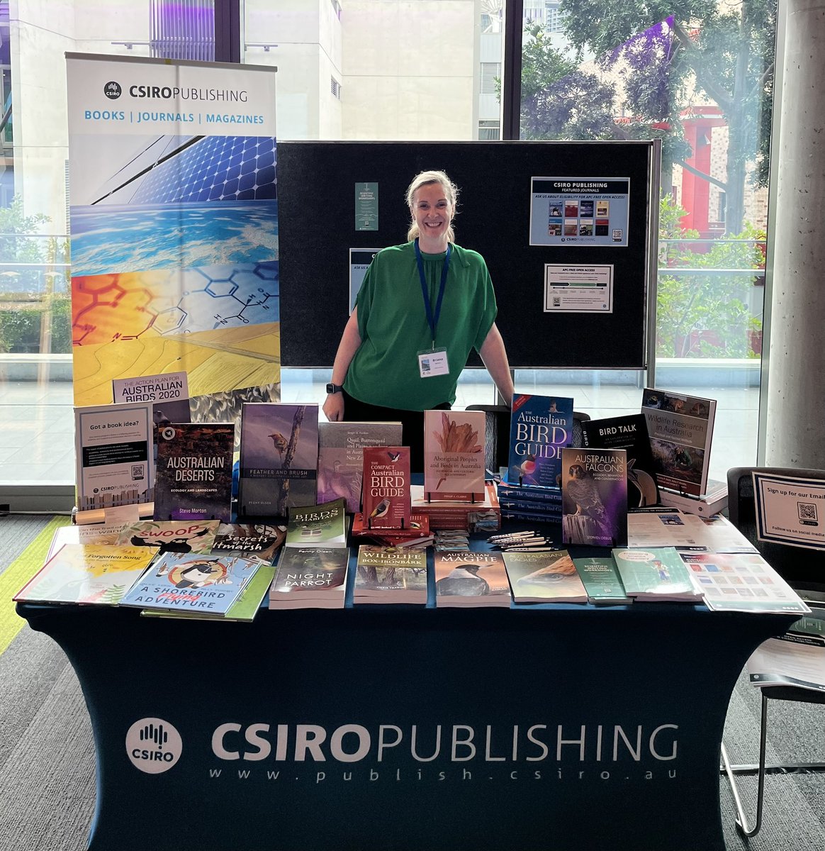 Delighted to be at #AOC2023 - come past our booth and say ‘hi’! @CSIROPublishing