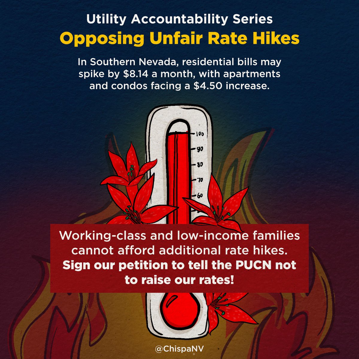 Attention, Nevada! 🚨

It's time to stand up against the unjustified rate hike requested by Southwest Gas Corp., the largest in its history! 💸

Take action NOW! ⚡️: p2a.co/KNLCGTY