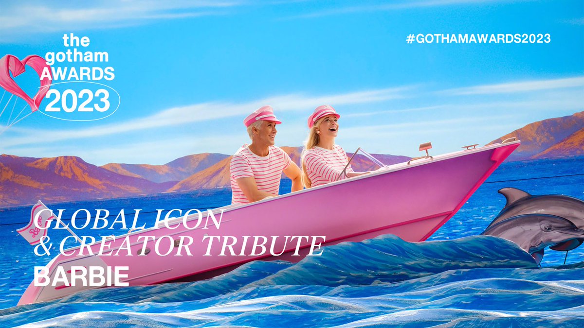 Congratulations to BARBIE for the Global Icon & Creator Tribute! #2023GOTHAMAWARDS