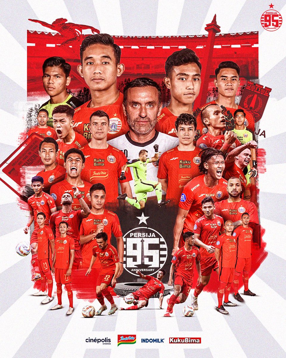 Persija_Jkt's tweet photo. Anniversary Persija ke-95 tahun👆🏻🔴

Terus perkuat daya juang demi pertahankan kejayaan‼️

#Persija #Fightin95pirit https://t.co/3OvzRKMxXl