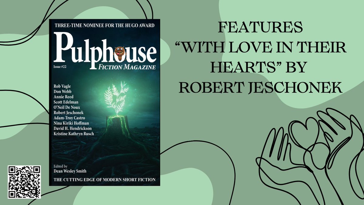 Calling all short story lovers! THE 22ND EDITION OF PULPHOUSE FICTION MAGAZINE is here with 11 modern short stories including my latest piece, “With Love in Their Hearts”! Get your copy today by visiting amazon.com/Pulphouse-Fict…
.
.
.
.
#shortstories #modernfiction #newbooks
