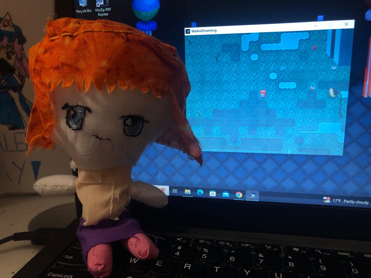 rakusekiranun's tweet photo. ふもふもざくろつきちゃんはWeAreDreamingをプレイ中…
ぬいぐるみを作ることが下手ぁ
(T ^ T)
#ゆめにっき派生 #ynfg #WeAreDreaming https://t.co/4QYsyVi5y2