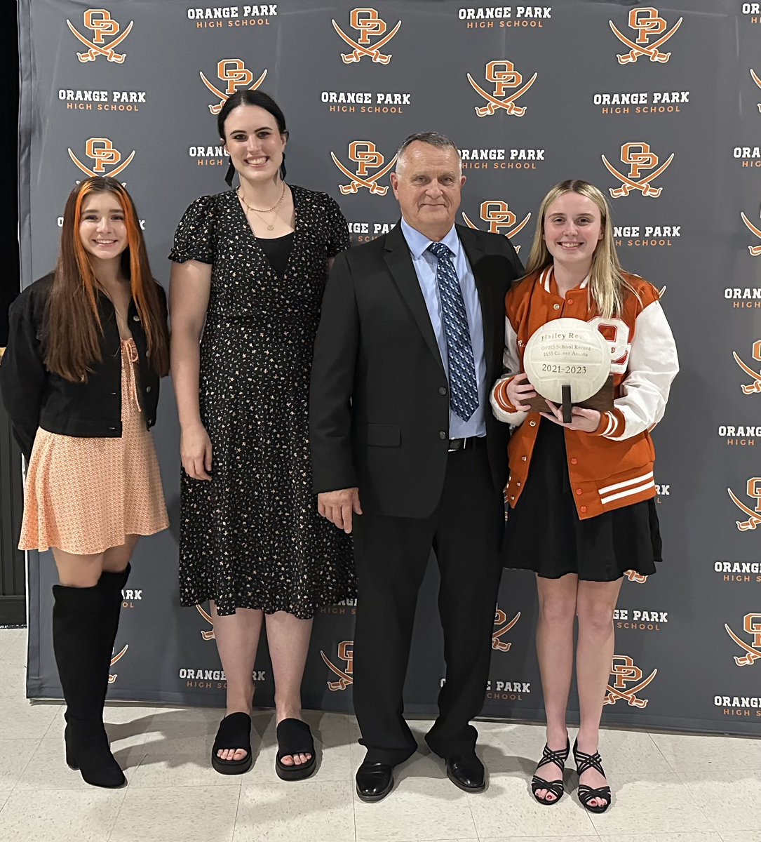 Senior Year Volleyball Banquet!! Best Offense and found out I set a School Record of 1635 Career Assists!! <a href="/OPHSAthletics/">OPHS Athletics</a> <a href="/ClayTodaySports/">Randy T Lefko</a> <a href="/oneclaysports/">Clay County Athletics</a> <a href="/CFreemanJAX/">Clayton Freeman</a>