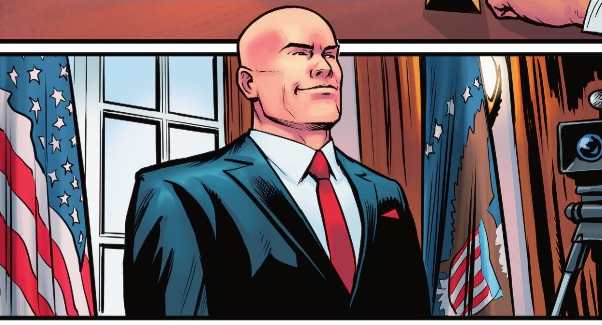 President Lex - From the Black Lightning story I did, story by Brandon Thomas, colors by Hi-Fi.