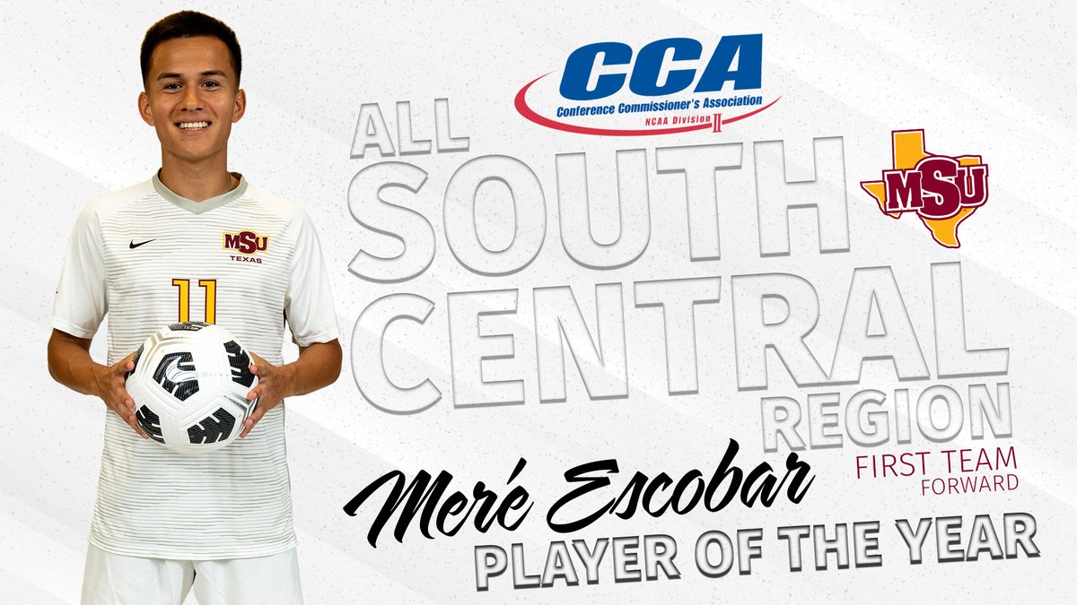 ⚽️ |Mere Escobar earned D2CCA Player of the Year honors and was one of seven players from <a href="/msutxfc/">@MSUTXFC</a> to be named to the D2CCA All-South Central region team.  #StangGang
bit.ly/47xyErs