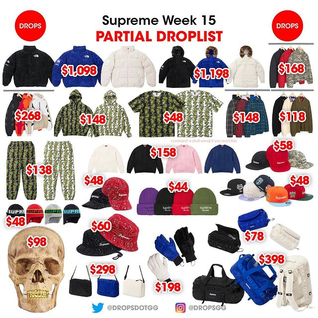 fullress's tweet photo. 【SUPREME 2023 F/W】
▼ week 15 12/2 11:00~発売予定

・海外のリリースアイテム+海外価格予想(最新版)
・Supreme/The North Face "Suede Collection"

https://t.co/eFXeaIRgz0
#supreme #シュプリーム #supreme2023fw
supcommunity https://t.co/lGdLH4ZeVj