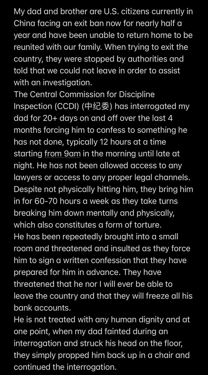 triciaisabirdy's tweet photo. Details on my family situation in China. I worry for the safety and health of my family. Please continue to share for visibility and maybe someone can help. I wanted to keep this private but the situation looks dire. @USAmbChina @USA_China_Talk @ChineseEmbinUS https://t.co/xFPTYlFpSV