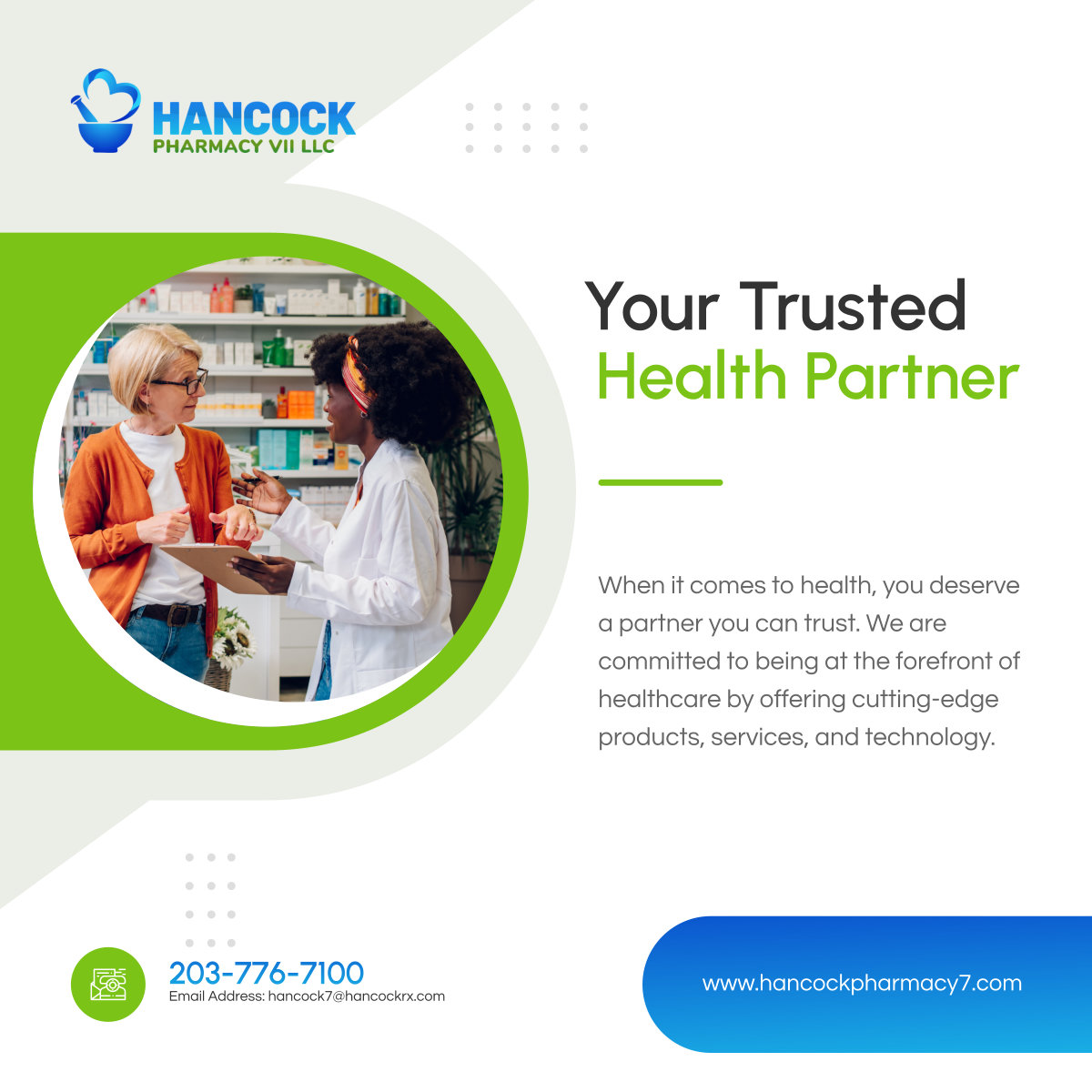 We are here to guide you and provide expert recommendations, helping you make informed decisions that promote wellness—for yourself, your family, and your friends.

#HealthPartner #NewHavenCT #PharmacyServices