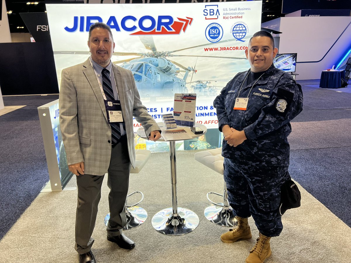 Jiracor's tweet photo. Jiracor se enorgullece de que la Fuerza Aérea Salvadoreña visite @Jiracor el la conferencia de simulación @iitsec en Orlando, FL. https://t.co/SZT2RbXHXK