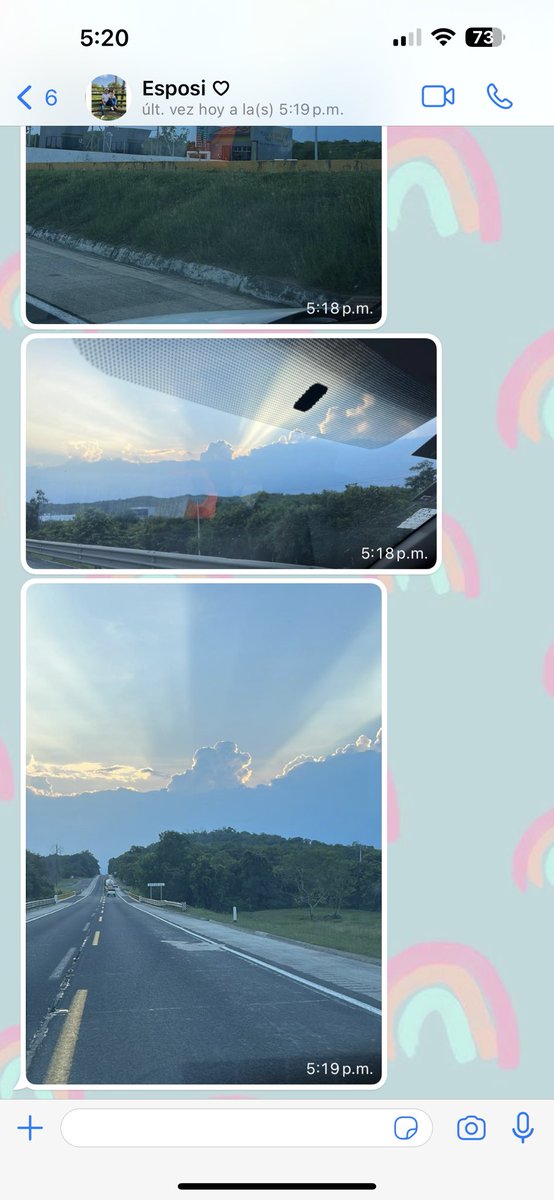 TessyDelAngel's tweet photo. Mi esposi es repartidor foráneo en su trabajo, por lo cual casi siempre anda a los alrededores de la ciudad y sieeeeempre me está mandando fotitos de paisajes bien bonitos, la neta se me hace súper lindo y solo quería contárselos 🥰 https://t.co/TbfInyRJ4y