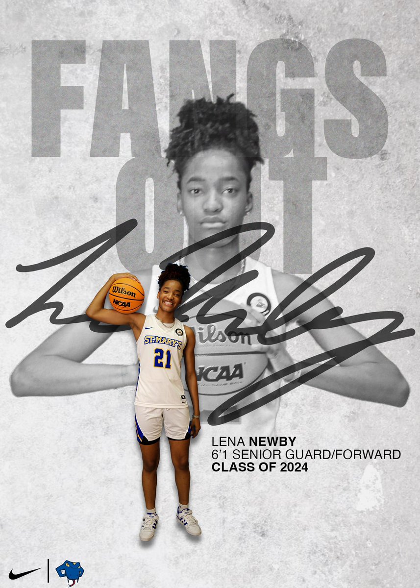 Help us welcome Lena Newby to the Rattler Family! Lena is a 6’1 combo guard/forward from right across town at Steele High School! 🐍🏀 #stmuwbb #fangsout