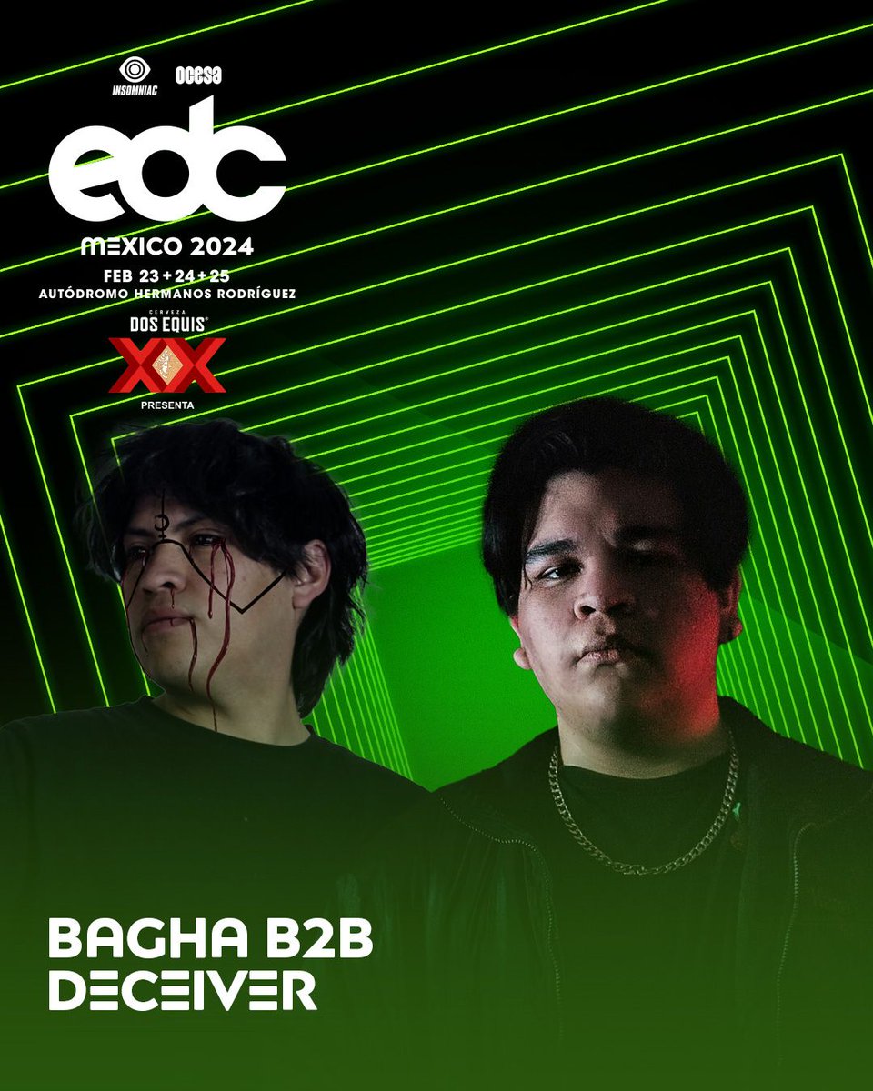 DECEIVERDUBZ's tweet photo. EDC MEXICO WITH MY MAN BAGHA
SHIT'S ABOUT TO GET A HUGE DOSE OF REAL RIDDIM AND TEAROUT
♦️ https://t.co/mevsgX1pfW