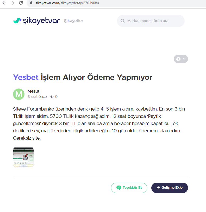 YesbetPara's tweet photo. #Yesbet Bunları Bahis Sitesi Diye Piyasaya Sürenlerin Allah Belasını Versin ORUSPU Çocoklarında İlk Çekimi Alıyorsun Ama Daha Sonra Yapılan İşlemlerde 12 Saat Boyunca Payfix Güncellenmesi Deyip Gün Sonunda Hesabınızı Kapatıyorlar #yesbet #hirsiz #dolandirici @yesbettr https://t.co/P4uTK7lFy8