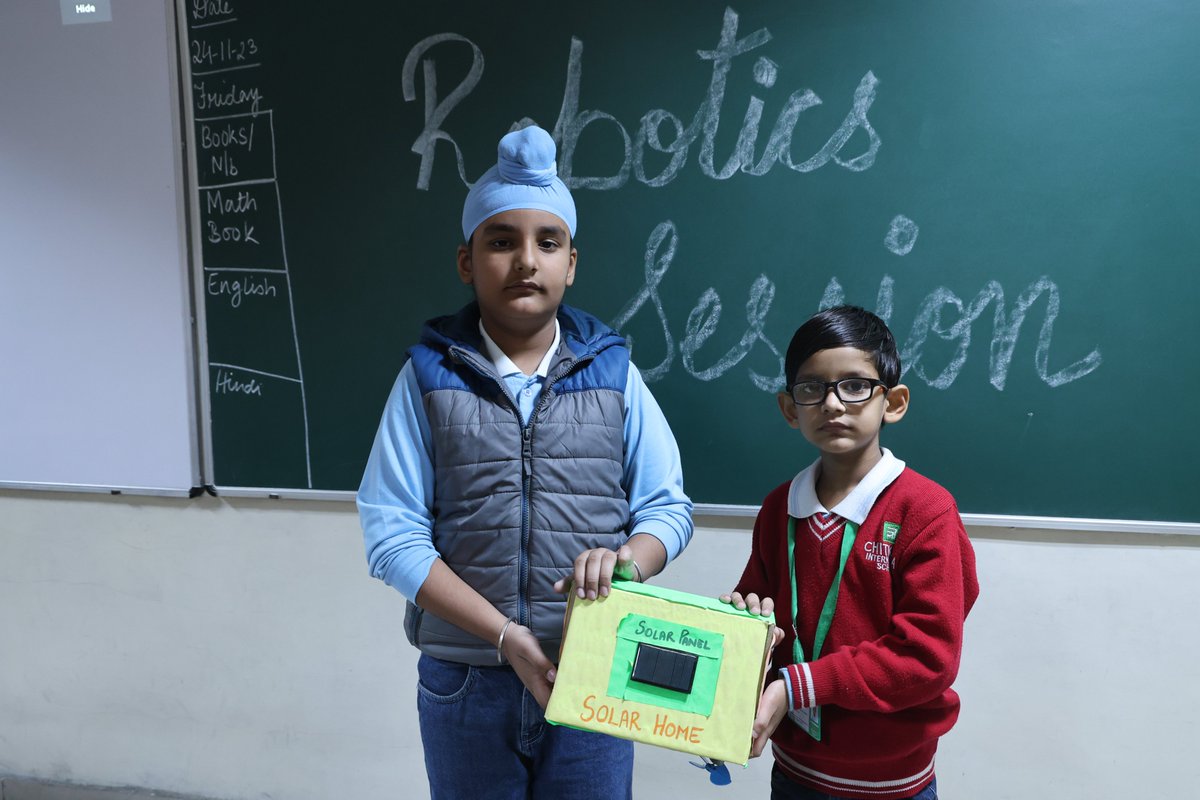 chitkara_school's tweet photo. Chitkara International School hosts an enlightening session on the Robotics Module for the students of Grade 1 and Grade 2
#CIS #Robotics #DigitalLearning #Tech #knowledge #learning #typesofenergy #roboticsmodule #StudentsSkills #ChitkaraInternationalSchool https://t.co/Uhf457gK4E