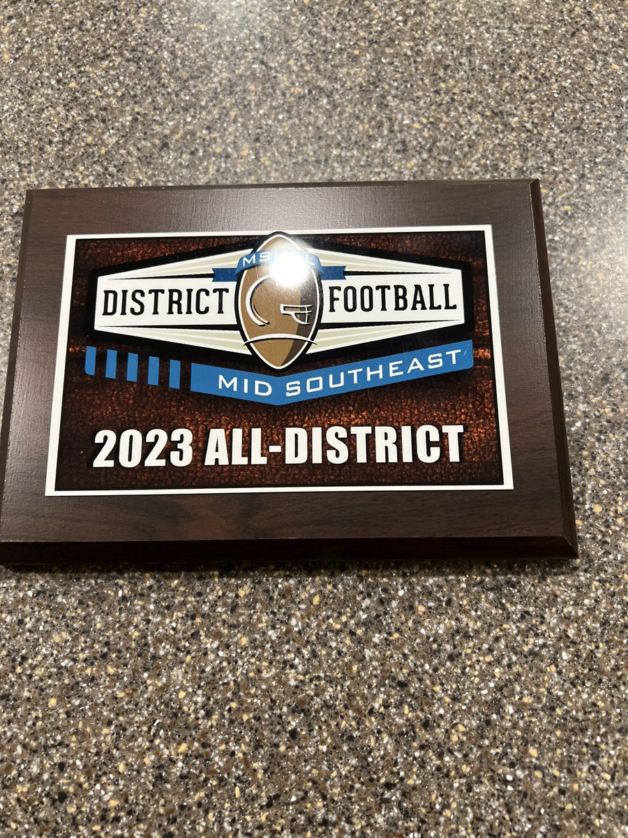 Second year of being named all district!