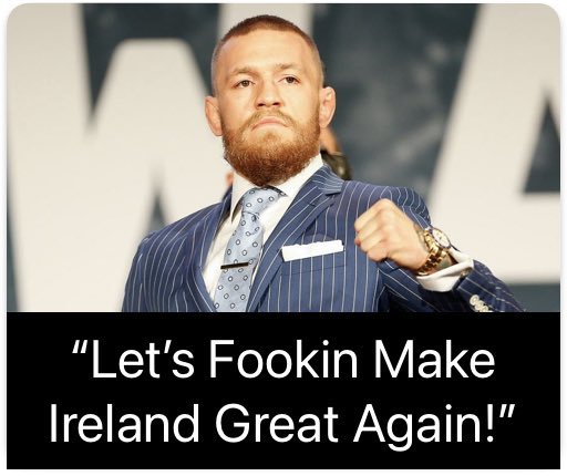SStricklandMMA's tweet photo. LFG!!! These politicians man... absolutely fucking corrupt...... You can't rely on these crooked fucks..... Ireland, United States.. all these fucks are the same....... https://t.co/HlJLICD3yP