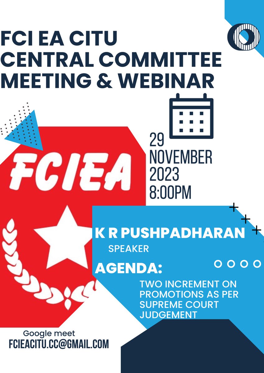 fcieacitu's tweet photo. Two increment on promotion in FCI.
#FCIEACITUblog
#FCIUnionUpdates
#FCIInsights
#EmployeeVoiceFCI
#FCICommunity
#UnionBlogSpot
#FCIUnionConnect
#EACITUFCIUpdates
#FCISocialConnect
#FCIUnionBlog
#GoogleSEOforFCI
#FCIWorkerInsights
#UnionBuzzFCI
#FCIOnlinePresence https://t.co/ejoizWpfGU