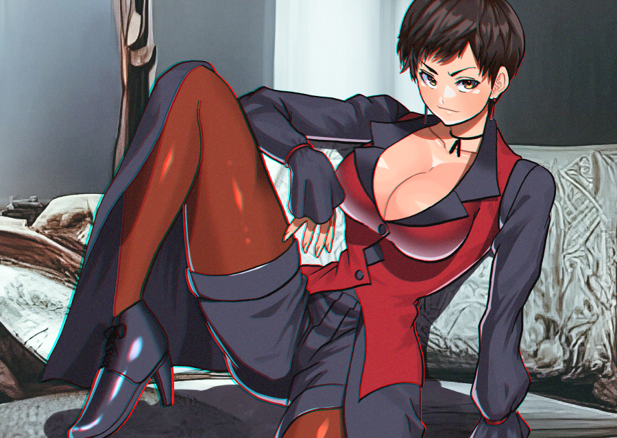 「11月28日はバイスの誕生日! #KOF #格ゲーキャラ描こうぜ」|アキス 『深谷慶短編集　瞬き』発売中のイラスト