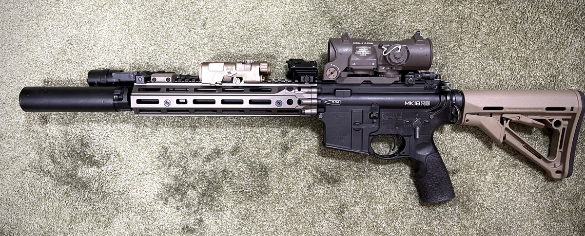 ACT_Airsoft_PC's tweet photo. 少し前になるのですが、
当店でレシーバーにMK18RⅢと5.56の刻印を入れさせていただきました。

お送り頂いた組み上げた写真です。

先日サバゲでご一緒になった際、見せて頂きましたが、組み上げて完成品になるとやはり違いますね(*´∀`)♪

#レーザー刻印 #MK18 #R3 #MK18R3 #DD #DanielDefence https://t.co/4fR8QV2oCR