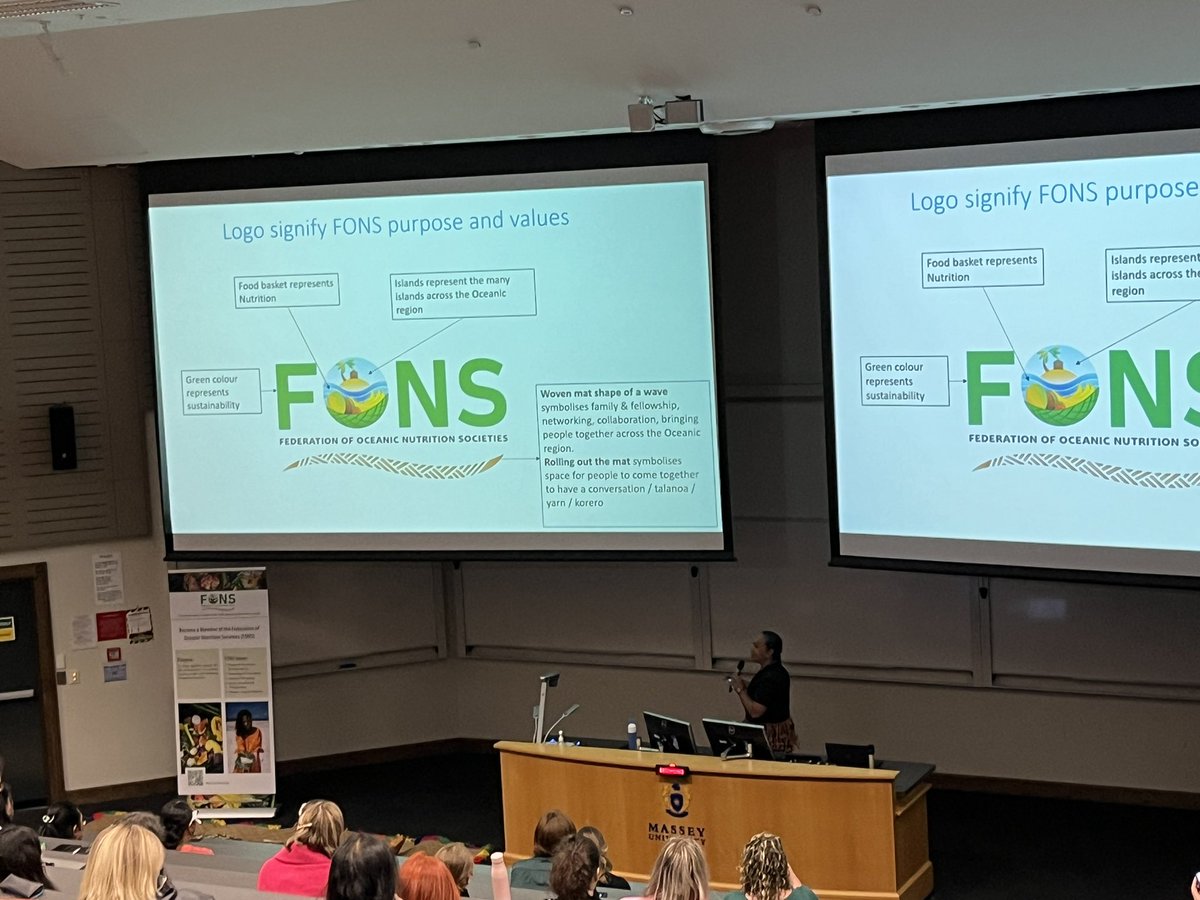 Terrific to see the launch of the Federation of Oceanic Nutrition Societies, FONS, rolling out the beautiful mat. Happy days. @NSANZCONF2023